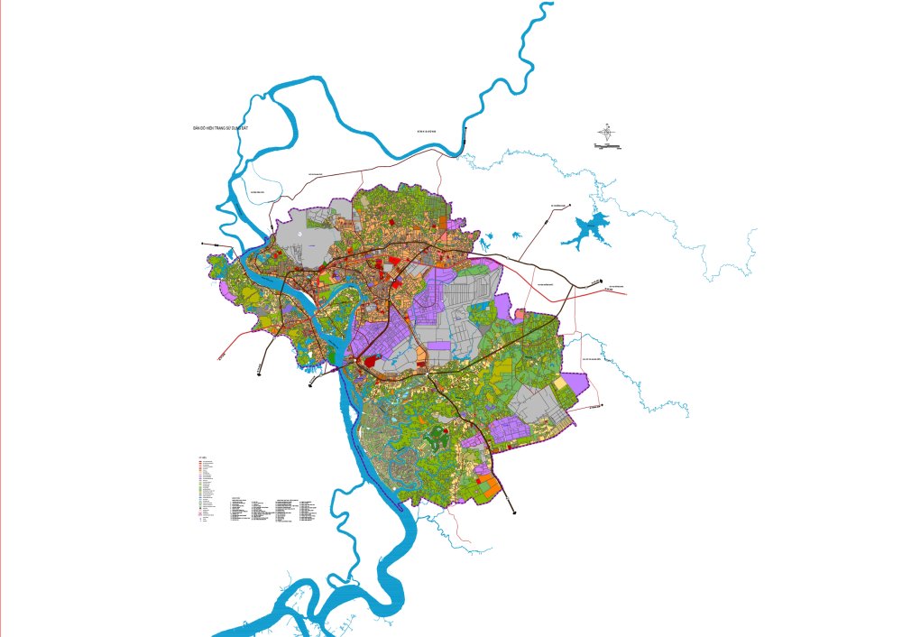 Bản đồ hiện trạng Thành phố Biên Hòa 