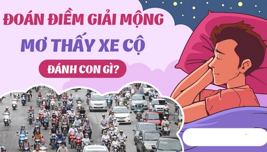 Đánh số gì khi ngủ mơ thấy xe cộ?