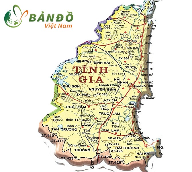 Bản đồ Hành chính tỉnh Thanh Hoá mới nhất 2022