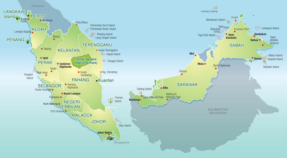 Bản đồ Malaysia