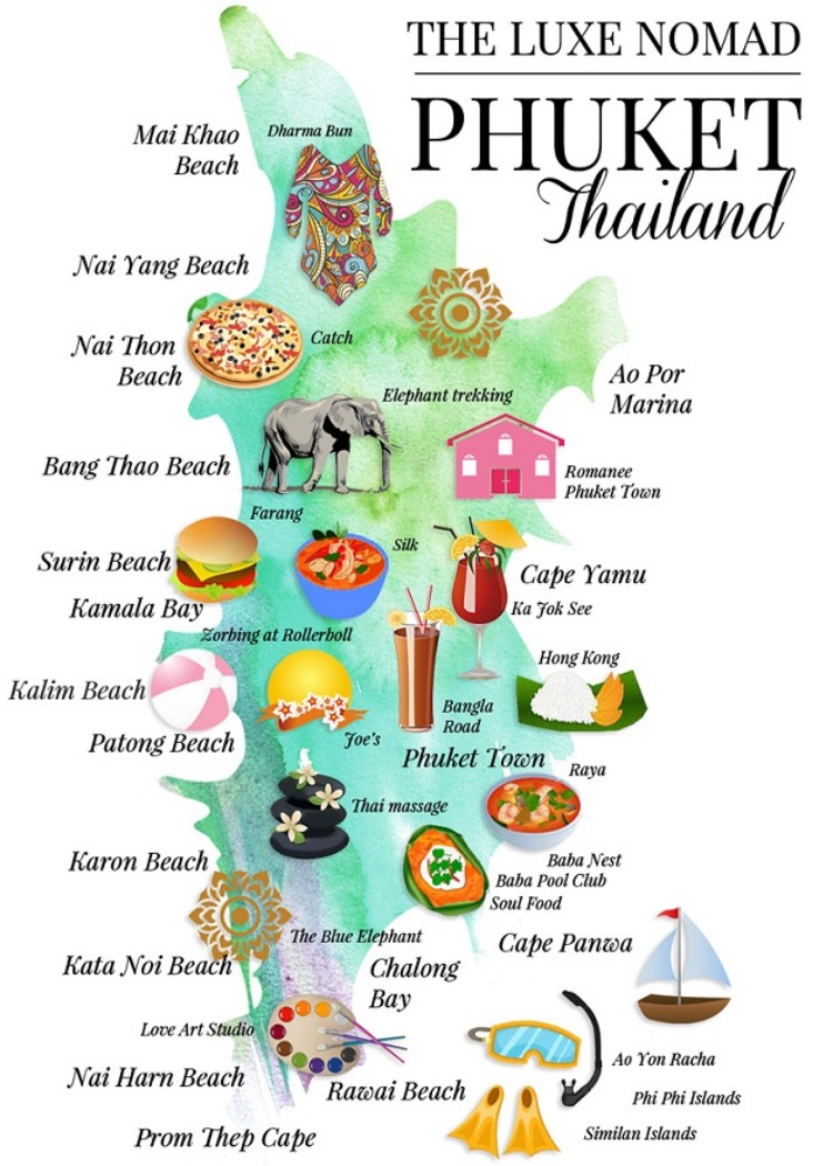 Bản đồ du lịch Thái Lan 