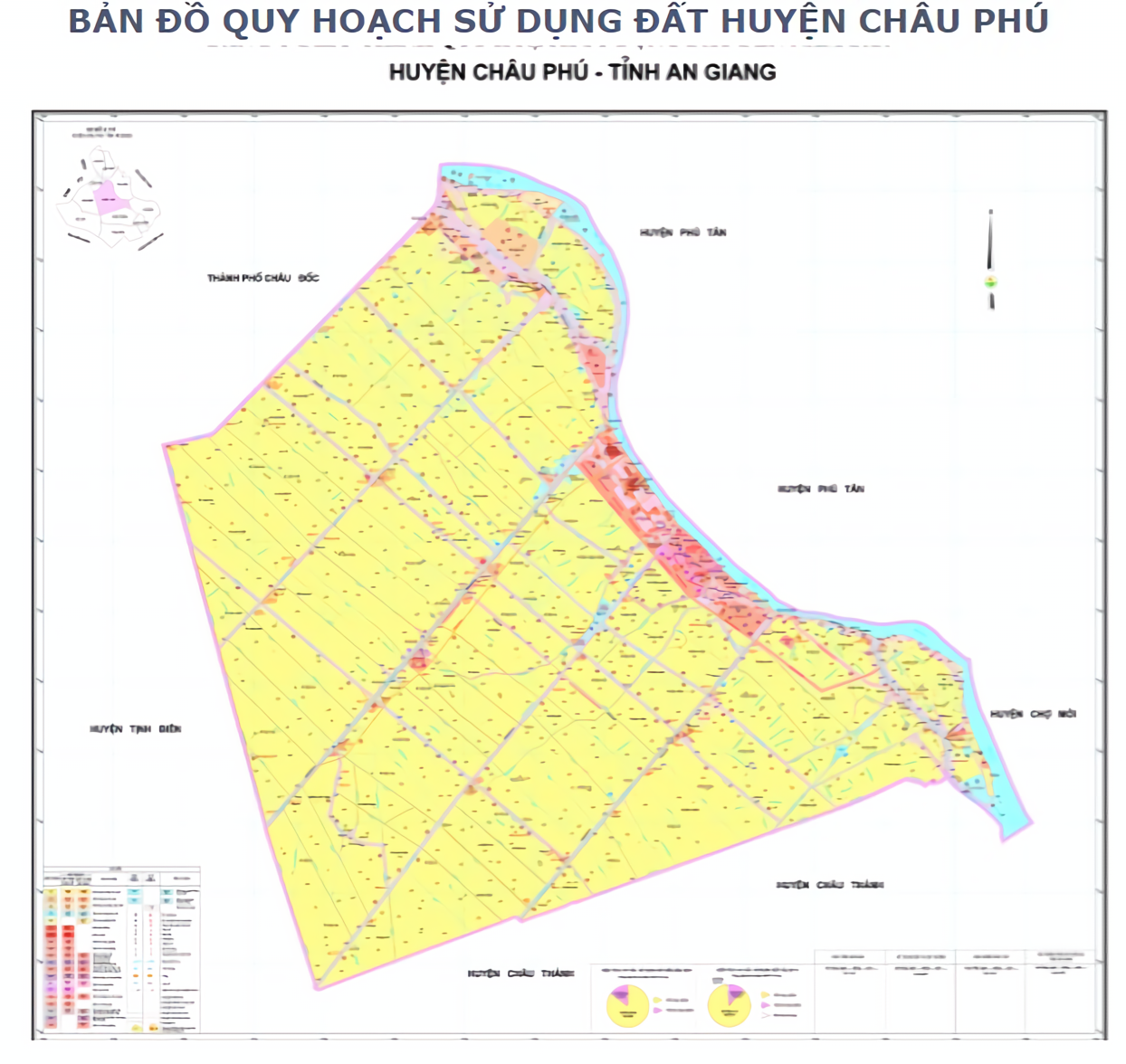 Bản đồ quy hoạch sử dụng đất đến năm 2030, Huyện Châu Phú
