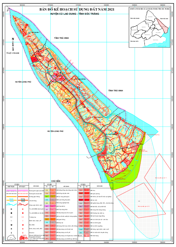 Bản đồ quy hoạch sử dụng đất Huyện Nguyên Bình đến năm 2030