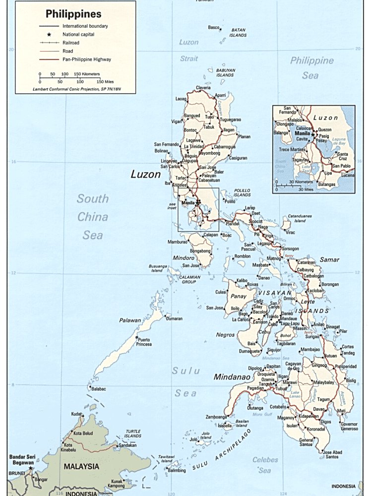 Bản đồ Philippines