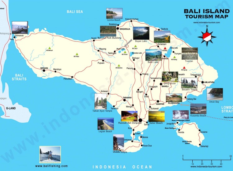 Bản đồ du lịch Indonesia