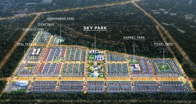 Phối cảnh 7 công viên của dự án