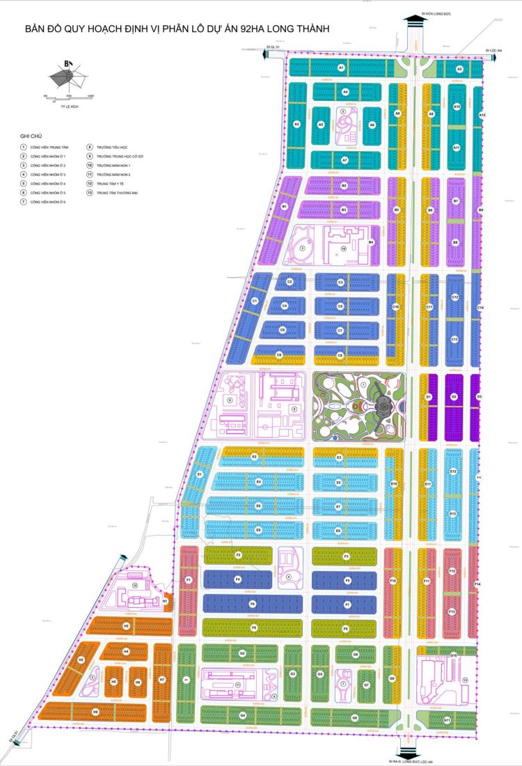 Dự án Gem Sky World với không gian quy hoạch thoáng đãng và chỉnh chu, giúp đem lại cuộc sống gần gũi với thiên nhiên giữa chốn thành thị.