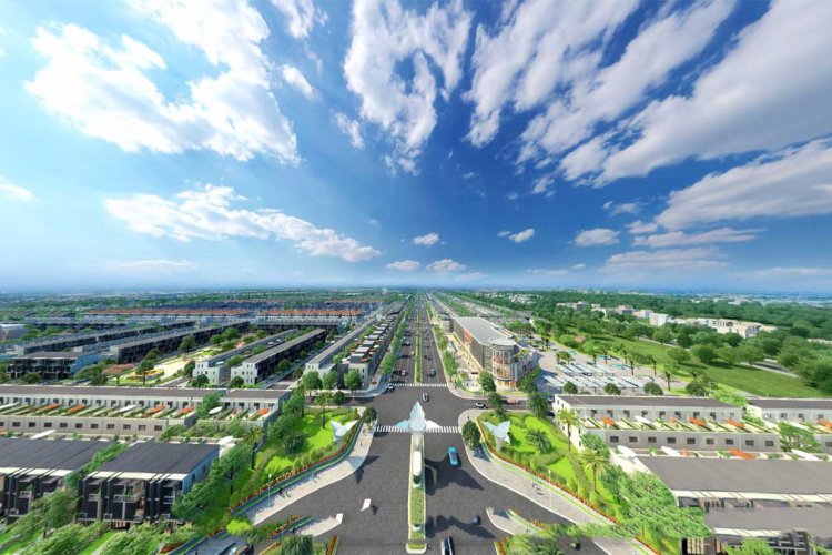Cổng Bắc của khu đô thị