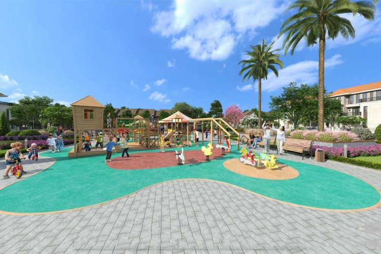 Khu vui chơi tại khu đô thị Gem Sky World