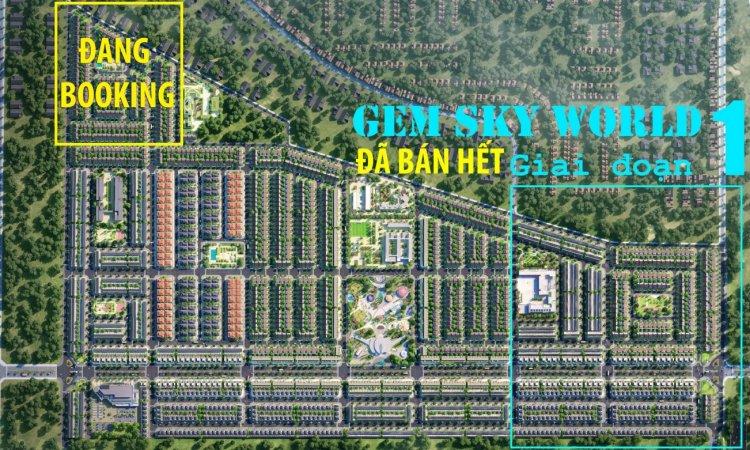 Phân khu giai đoạn 1 đã bán hết. Hiện đang Booking phân khu mới